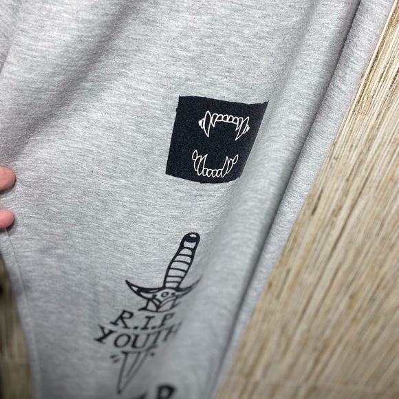 SIXTH JUNE PARISCREW LOVE JOGGER size XL GRAY tote 5 - Picture 10 of 10